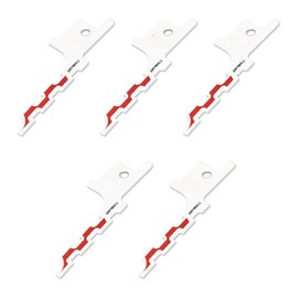 Ruimou 5pcs 48-00-1640 Reciprocating Saw Blade Compatible Milwaukee Power Tool Suitable for Cutting Drywall, Plasterboard