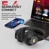 Monster Mission 100 Bluetooth Headphones, On Ear Headphones with Immersive