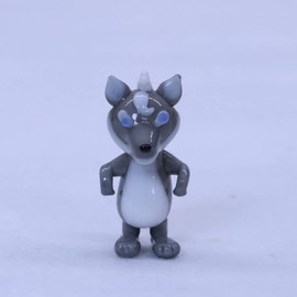 castle enterprise new pretty glasswork wolf