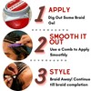 Long-Lasting Twist and Lock Hair Styling Gel - BLACK -