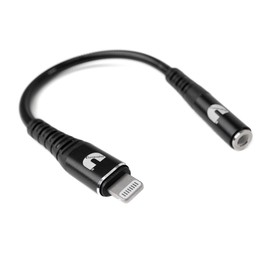 Cummins CMN4707 Lightning Aux Cord Headphone to Mobile 5-Inch Cable Headphone Jack Dongle