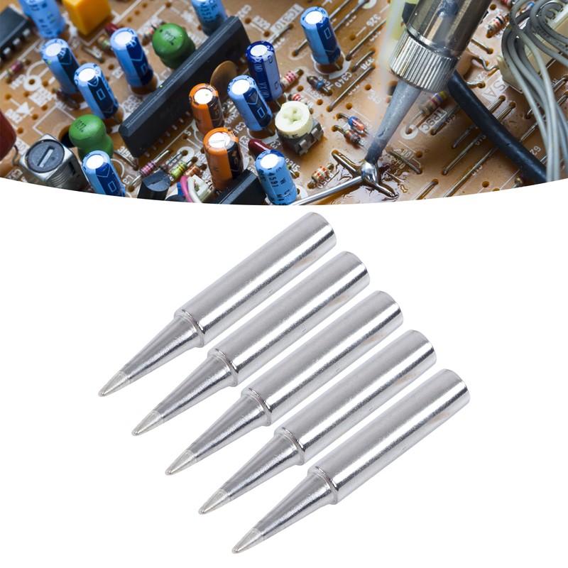5Pcs Soldering Iron Tips BGA Station Tool Copper Internal Heating