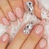 Lines and margins Handmade nail tips - Oval S /