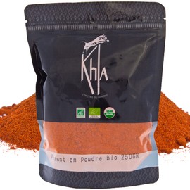 Khla - Organic Chili Powder - Bag 250g - Intensity 5 of 10 Scoville Scale