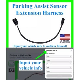 fits Chevy GMC Parking Assist Sensor Extension Harness Connector Plug Park Aid