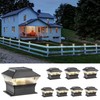 MOON-DE-AGE Fence Post Lights, 25 Lumens Deck Post Cap Light