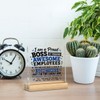 Boss Gifts for Men Inspirational Boss Day Appreciation Gift Acrylic