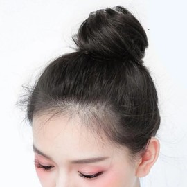Short hair wig dango bun hair with natural giblets (WFIU410) 1 short hair - light brown WFIU410 / 똥머리 가발 당고 올림머리 곱창 풍성한 자연스러운 (WFIU410) 1똥머리-라이트브라운WFIU410