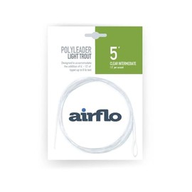 Airflo Light Trout NEW Fishing Polyleader 5' Clear Intermediate