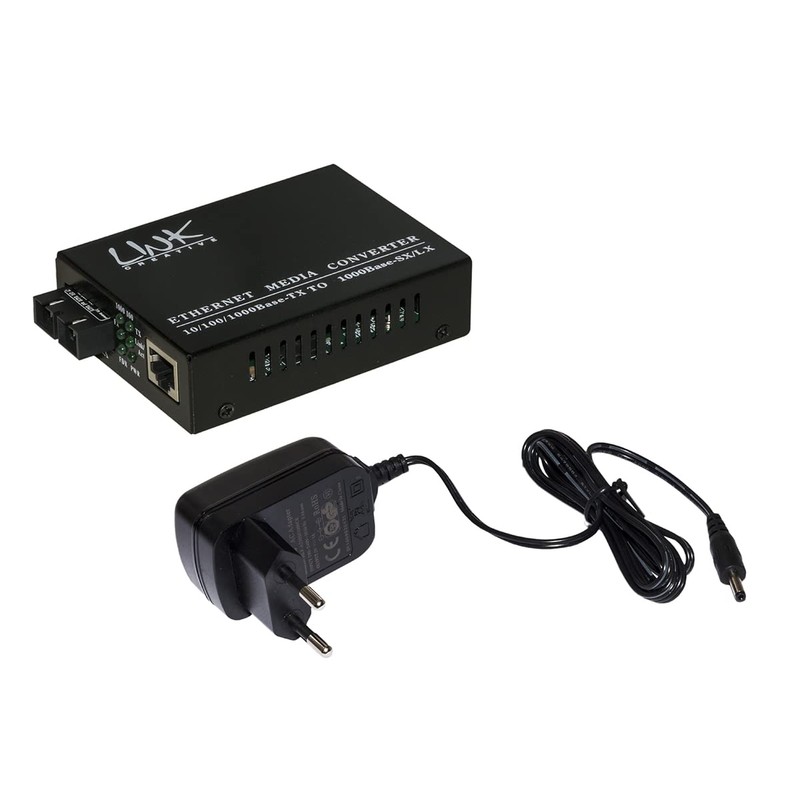 Link LKMCMM10 Media Converter Rj45 - Fibre Optic Sc 10/100/1000