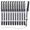 EYEYE 0.5mm Black Pens 12 Pack, Extra Fine Point Rollerball