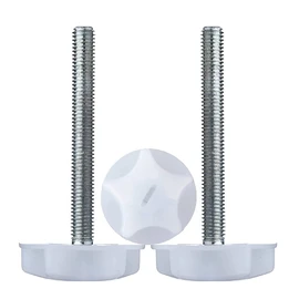 Just Accessories M8 HEADBOARD BOLTS SCREWS WITH FITTED WASHERS FIXINGS FOR DIVAN BED Ottoman 50mm/90mm (4, M8 X 90mm)