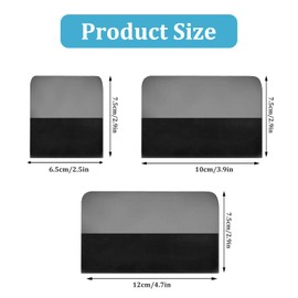 3 Stück Youzzei Rakel für Folie, Rakel Gummirakel Schwarz, Soft TPU Wickelschaber Folienrakel für folien Autozubehör Fenster Tönung Auto Werkzeug (Schwarz)