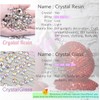 qiipii Red Crystal Resin Rhinestones w B7000 Jewelry Glue for
