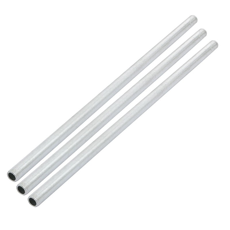 sourcing map Pack of 3 Lamp Pipe Nipples M10 Thread