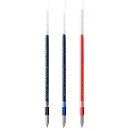 Assorted - Refill for Jetstream Multi-Color Ballpoint Pens - SXR-80-38 - 0.38mm, Black, Blue, Red