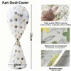HOLADAWN Dustproof Fan Dust Covers, Folding Round Floor Standing Electric