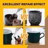 Ceramic Super Glue Liquid, Clear Instant Cyanoacrylate Adhesives for Ceramic