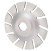 Wood Carving Disc Shaping Wheel 125mm Stainless Steel 12T Accessory