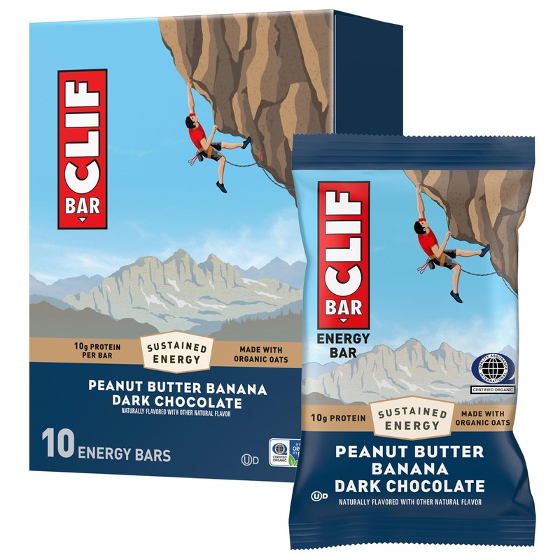 CLIF BAR - Energy Protein Bars - Peanut Butter Banana