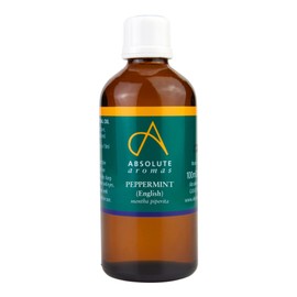 Absolute Aromas | Peppermint, English Essential Oil - 100% Pure, Natural, Undiluted, Vegan and Cruelty-Free - for use in Diffusers and Aromatherapy Blends, 100ml