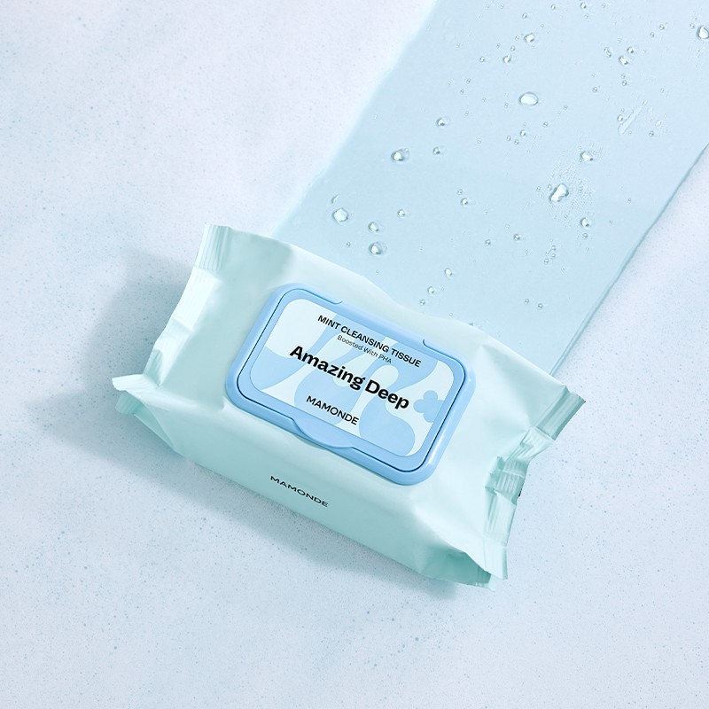 Mamonde [마몽드]어메이징 딥 민트 클렌징 티슈 [Mamonde] Amazing Deep Mint