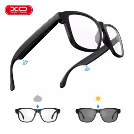 XO Men Smart Glasses Shades Photochromic Bluetooth Audio Sunglasses UV400 Eyewear