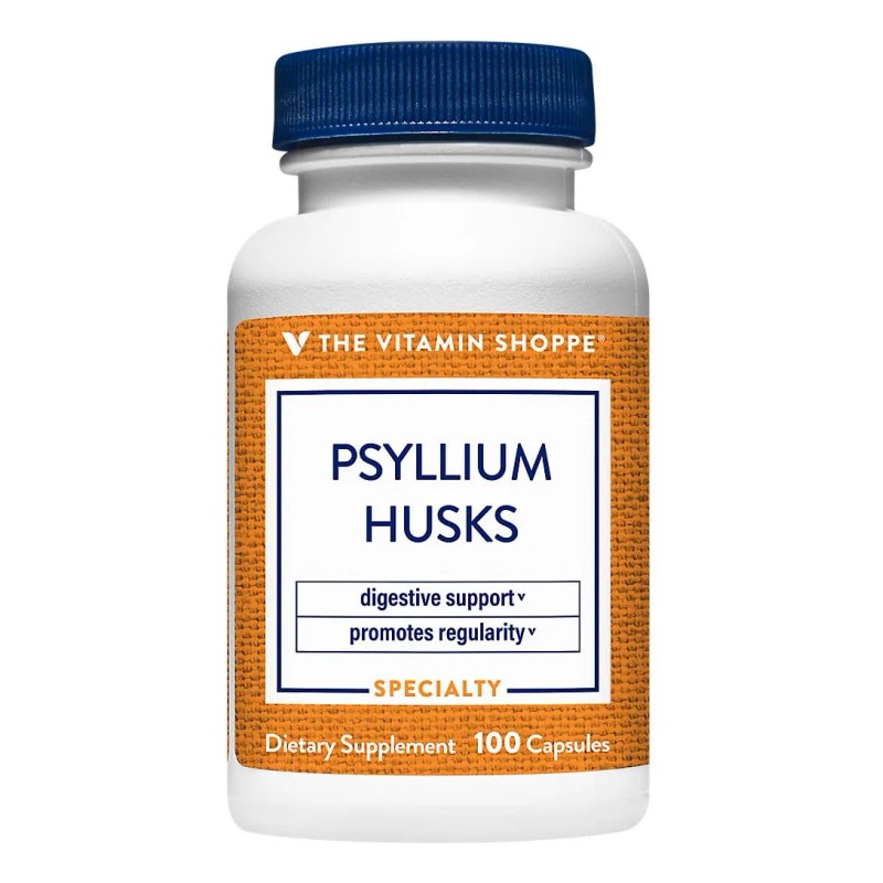Cáscaras Psyllium Fibra Plantago Ovata 100 Cápsulas