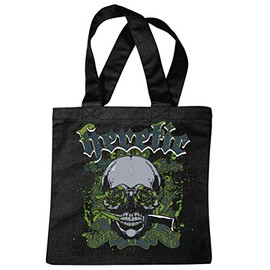 'Shoulder bag "Legendary Skull Gothic Outdoor Bike Club Mc Motorcycle Chopper Custom Motorbike, Meet Club Meet Shopping Bag School Bags Gym Bag in Black
