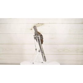 Rustic Via Dolorosa Calvary Crown of Thorns and Nails Faux Wooden Wall Cross