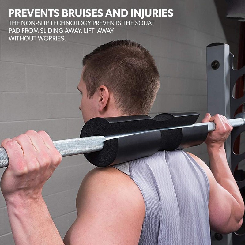 DMoose Barbell Squat Pad for Hip Thrust, Squats & Lunges