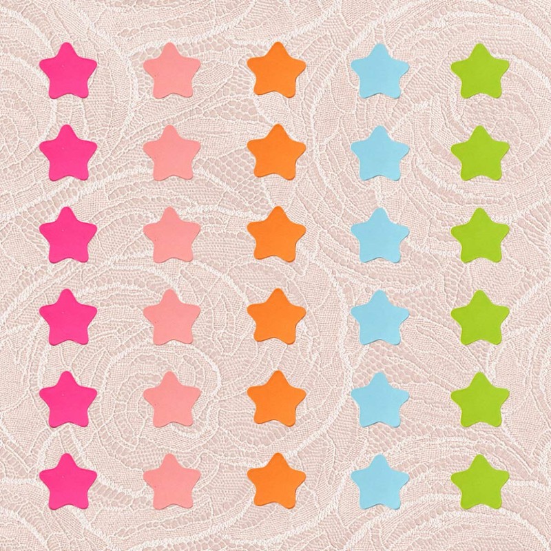 jojofuny 120 x 2 cm Fridge Star Magnets Multicoloured Five