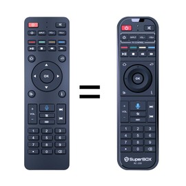 RYQIF RC-200 Replacement Remote Control for Super Box S5 Max,S5 Pro,S6 Max