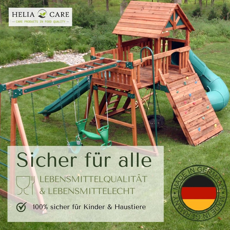HeliaCARE "Outdoor" Organic Wood Protection for Outdoor Use (250 ml)
