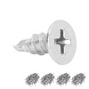 200Pcs Self Drilling Screw Countersunk Cross Stainless Steel 13mm Length