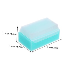 BIUDECO 6pcs Bath Scrubber with Bristles Lightweight Sensory Sponge Brush for Newborns and Reusable Calming Tool for Sensitive Skin Care and Therapy