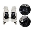 munirater 2-Pack Front Driving Fog Light Assembly with Bulbs Bezel