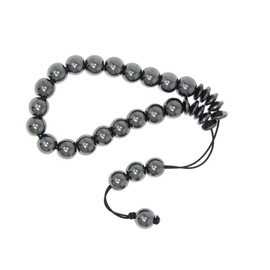 N3 HT Greek Style Loose Strung Komboloi Prayer Beads Worry Beads Handmade 10mm Hematite Gemstone Beads
