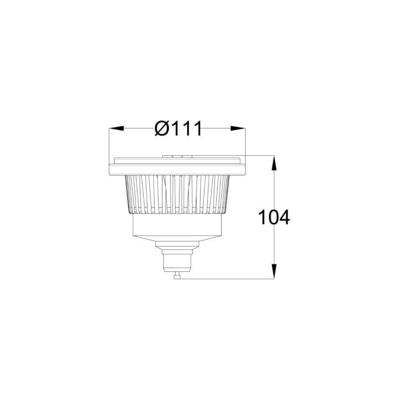 Noxion Lucent LED Spot GU10 AR111 15W 850lm 40D -