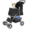 SEGAWE Pet Stroller Dog Cat Stroller Foldable Carrier Jogger for