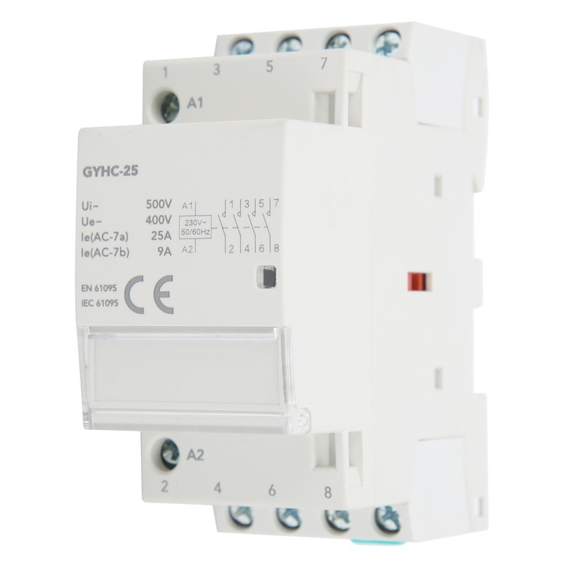 Modular Contactor 4P Industrial Household Circuit Control Module 4NO 50Hz
