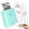 JADENS Mini Sticker Printer-2 Inch Bluetooth Thermal Pocket Printer,Inkless Portable