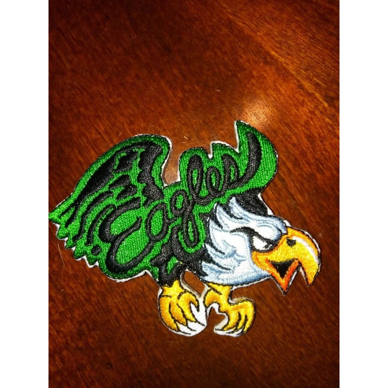 Unbranded Eagles Embroidered- Iron On Patch 3" x 2.5"