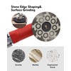 4" Flat Resin Filled Grinding Wheel, Chip Free Diamond Cup
