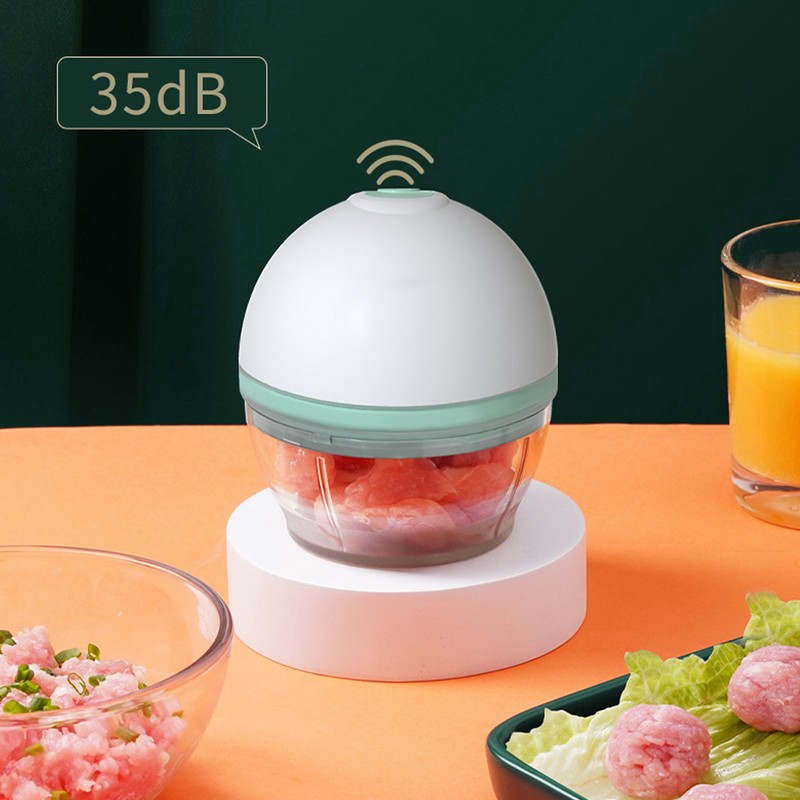 Electric Mini Garlic Chopper Masher Meat Grinder Food Processor Kitchen
