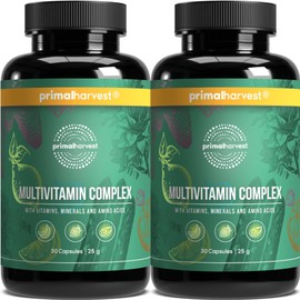 Primal Harvest Multivitamin - Daily Supplement, Gluten Free, Vegetarian