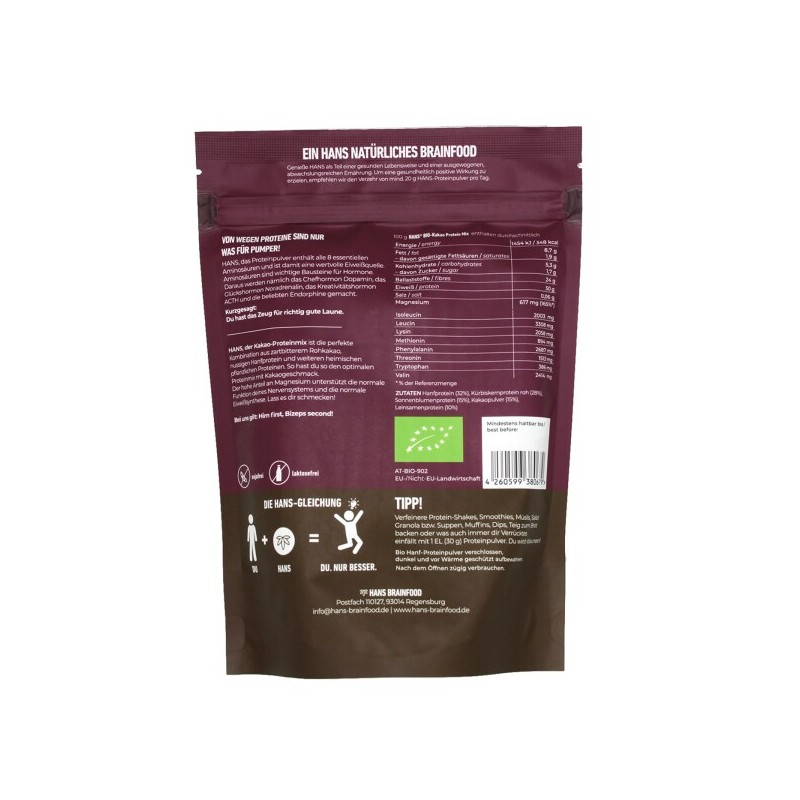 HANS Brainfood 한스브레인푸드 H anfriegel 프로틴 믹스 250g HANS Brainfood