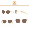 Tory Burch TY6091 332673 56MM Ivory/Plastic Lens Solid Brown Cateye