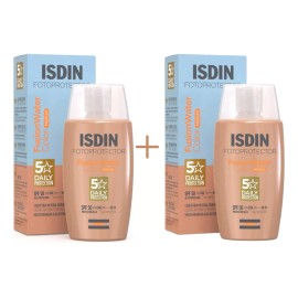 Pack 2 Isdin fotoprotector fusion water color medium 50+ 50mL