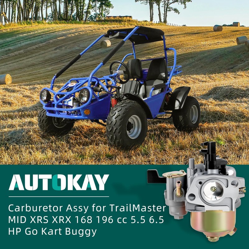 AUTOKAY 13624001 Carburetor Carb Assy for TrailMaster MID XRS XRX